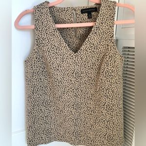 Sleeveless Leopard Print Top